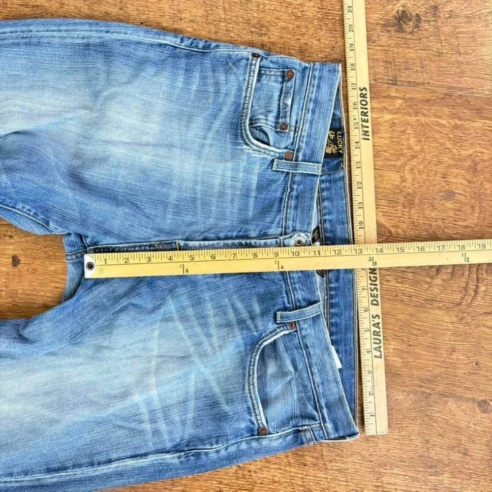 Designer‎ Lucky Brand slim bootleg blue denim jeans